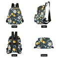 thumbnail image 4 of FORMRS Mini Backpack Purse for Women Travel Daypack Casual Shoulder Bag, Lemon Flowers, 4 of 7