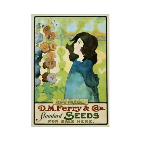 Ferrys Seed - D.M. Ferry and Co's Standard Seeds Poster Print Wall Art