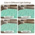 thumbnail image 7 of ODIKA 3'x5' Washable Accent Rug Ocean Turtle Main Reef Boho Border Map Nautical Wave Coral Compass for Bedside, Nursery Room, Pet Friendly & Non-Shedding, 7 of 7