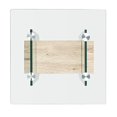 thumbnail image 5 of Safavieh Home Kayley Natural and Glass Accent Table, 5 of 5