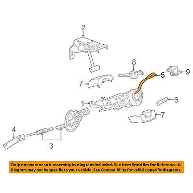 Ram CHRYSLER OEM 1314 3500 Steering ColumnTransmission Shift Lever
