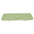 thumbnail image 2 of TKSE Kitchen Faucet Sink Guard Silicone Water Catcher Mat Draining Drying Pad For Countertop(Green), 2 of 7