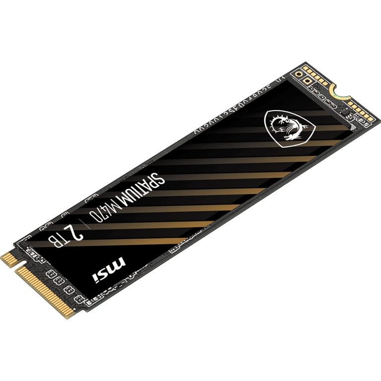 MSI SPATIUM M470 PRO PCIe 4.0 NVMe M.2 2280 2TB PCI-Express 4.0 x4