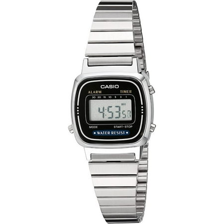 Casio Women's Classic Stainless Steel Digital Watch LA670WA-1