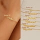 thumbnail image 3 of Pulseras personalizadas con nombre para mujer, brazalete de acero inoxidable con letras, joyería para bebé, regalo no alérgico, 3 of 4