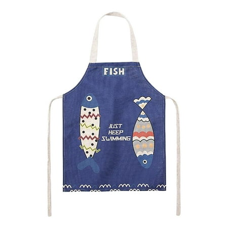 

Fjofpr Kitchen Antifouling Household Daily Use Cotton And Linen Sleeveless Apron Pillows & Case