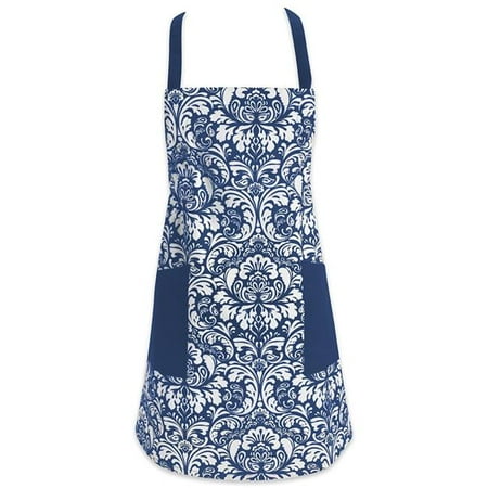 

Nautical Blue Damask Apron