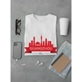 thumbnail image 3 of Guangzhou China Red Skyline T-Shirt Men -Image by Shutterstock, Male 3X-Large, 3 of 4