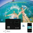 thumbnail image 5 of Bouanq Security Cameras Wireless Outdoor 1080P 30FPS Action Camera HD Underwater Cameras 30M Waterproof Camera Ski Camera Sports Cameras Support WiFi & 170 Degree Wide Angle, 5 of 8