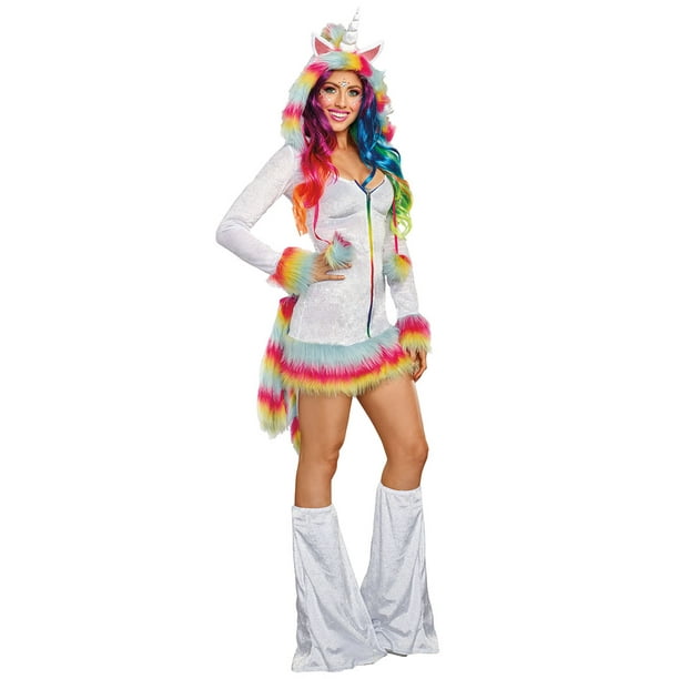 Dreamgirl Sexy Unicorn Beauty Costume Women s Rainbown Fancy Dress