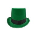 thumbnail image 5 of Nicky Bigs Novelties Deluxe St. Patrick’s Day Green Leprechaun Top Hat Tall Irish Felt Hat with Gold Buckle for Men & Women Costume Accessory for St. Paddy’s Halloween Christmas Cosplay, 5 of 8