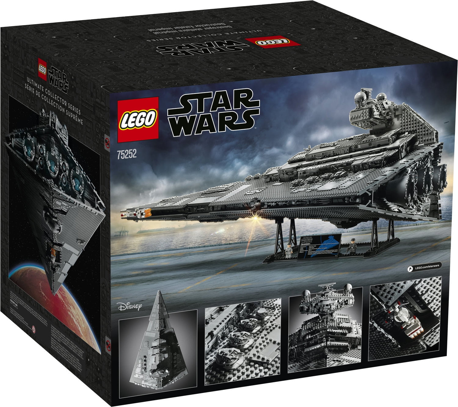 plasticitet Ondartet tumor beholder LEGO Star Wars: A New Hope Imperial Star Destroyer 75252 Ultimate Collector  Series Building Kit (4,784 Pieces) - Walmart.com