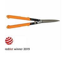Fiskars 9In Carbon Steel Blade Hedge Shear With Aluminum Handle, Orange