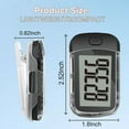 thumbnail image 3 of Wbeng 3D Pedometer for Walking, Simple Walking Step Counter with Removable Clip and Lanyard, Step Tracker with Large Digital Display, Accurately Track Steps for Women Men Seniors, 3 of 7