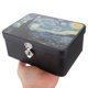 thumbnail image 4 of Caja de almacenamiento de hojalata vintage, organizador de joyas y baratijas, caja de almacenamiento de escritorio con cerradura, 4 of 7