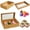 Brown-3, variant on Verdelife 12''x8''x3.5'' 10 PcsTo Go Box, Cookie Boxes with Window, Bakery Take Out Containers, Add Greaseproof Kraft, Food Containers for Bread, Cupcake, Fruits, Desserts