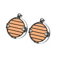 thumbnail image 4 of Colaxi Motorcycle Fog Light Protector Guards,Fog Light Covers,Good Performance Lamp Protector,Easy Installation Foglight Lamp Cover orange, 4 of 8