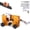 Yellow, variant on Chain Sharpener, Chain Saw Sharpener Tool, Chainsaw Sharpener Jig Kit Universal Chain Saw Blade Sharpening Tool with 5 Sharpening Rods