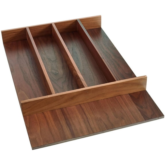 Rev-A-Shelf 4Wut-1Sh Wood Classics 18-1/2"W Trim To Fit Kitchen Silverware Utensil