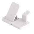 thumbnail image 1 of A002 Cargador inalámbrico plegable Estación de carga inalámbrica 3 en 1 Soporte vertical de carga rá Eccomum Blanco, 1 of 7