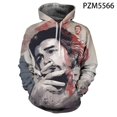 thumbnail image 3 of Sudadera con capucha con estampado 3D del Che Guevara para hombre, sudaderas holgadas informales de gran tamaño personalizadas, ropa de calle para hombre, 3 of 5