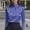 01 Purple, variant on YueHuiYing Women's Stannd-up CollarCasual Blouses Business Work Tops Long Sleeve Neck Pleated Shirts Fall Tops
