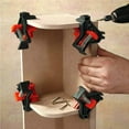 thumbnail image 4 of mmirethe 4pcs 90 Degree Angle Clamps Adjustable Right Angle Fixer Woodworking Corner Clips, 4 of 6