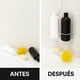 thumbnail image 5 of Organizador para Regadera Doble Nivel Sin Perforación con Porta Shampoo De Regadera Metálico Colgante Soporte Resistente Impermeable estilo Moderno uso diario Anticorrosivo, 5 of 6