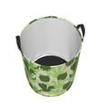 thumbnail image 3 of XMXT Collapsible Laundry Basket, Cactus Aloe Pattern Polyester Waterproof Laundry Hamper, 62L, 3 of 8
