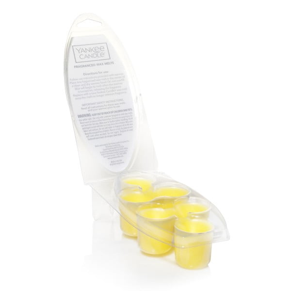 Yankee Candle Sicilian Lemon Fragranced Wax Melts, 6 Wax Spheres per Package, Pack of 6 (36 Cubes Total)