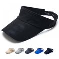 thumbnail image 2 of Sports Sun Visor Hats Twill Ball Adjustable Sun Caps for Men Women, 2 of 7