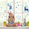 thumbnail image 4 of Snowflake Christmas Window Sticker Removable PVC Glass Decor Static Cling 10x12 Inch, 4 of 4