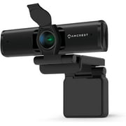 Amcrest 4K Webcam w/Microphone & Privacy Cover, Web Cam USB Camera, Computer HD Streaming Webcam for PC Desktop &