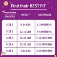 thumbnail image 7 of HOPE BABY Diapers Size 1(8-14 LBS) Disposable Baby Diapers Newborn Dry, 74 Count Softness & Comfort Fit, Leak-Proof Overnight Protection, 7 of 7