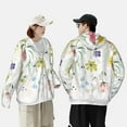 thumbnail image 4 of Gaeub Wildflowers Men's and Women's UPF 50+ Long-Sleeved Sun Protection Clothing, Fishing Shirt Long Sleeve Zip-X-Large, 4 of 7
