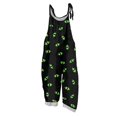 thumbnail image 4 of Womens Halloween Graphic Jumpsuits Pumpkin Ghost Print Rompers Casual Sleeveless Wide Leg Jumsuits, Funny Cute Halloween Graphic Costume, Trendy Fall Clothes, Festival Party Outfits, Black L, 4 of 7