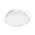 thumbnail image 5 of Microwave Splatter Cover 10.23inch High Temperature Resistance Microwave Plate cover Keeping Cover for Outdoor Indoor Parties Platters White PP, 5 of 8
