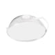 thumbnail image 5 of Cubierta para plato de microondas de 26 cm, resistente a altas temperaturas y antisalpicaduras con asa PP blanco, 5 of 9