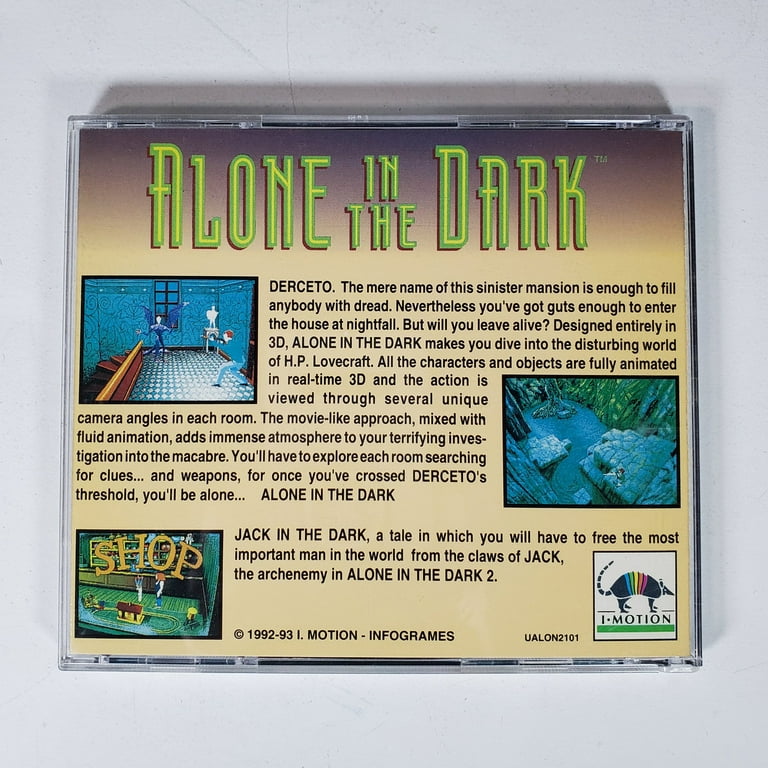 Vintage 1993 Alone in the Dark 1 PC Game Big Box CD-ROM