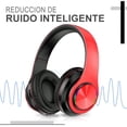 thumbnail image 3 of Audífonos Inalámbricos Luminoso Led Bluetooth Diadema Gamer Con Microfono  sonido estéreo, plegable, Recargable Compatible con Celular, TV y PC, 3 of 4