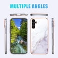 thumbnail image 4 of Case Compatible with Samsung Galaxy A14 5G Cases Samsung A14 5G Phone Case Ultra Thin Anti-Scratch Marble Protective case (White), 4 of 14
