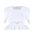 thumbnail image 4 of Flower Girls Dress White Layered Tulle Party Pageant Wedding Princess 7 Years, 4 of 6