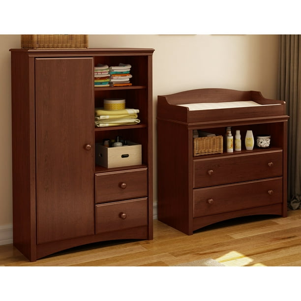 South Shore Sweet Morning Changing Table and Armoire