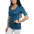 thumbnail image 4 of ToBeInStyle Women's Classic Loose Knit Tee, 4 of 5