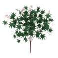 thumbnail image 2 of 1Pc Clearance Under $3 Artificial Maple Leaf Faux Maple Leaf For Vase, Cloth Green Artificial Maple Leaf (F), 2 of 8