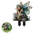 thumbnail image 6 of ZEIDO Bohemian Fairy Flower Pot Decoration,Flower Fairy Pot Decoration,Garden Ground Insert,Fairy Garden Accessories,DIY Acrylic Bohemian Flower Pot,Fairy Garden Figurines B, 6 of 6