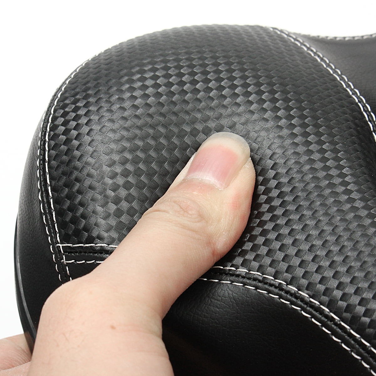 Breathable Bike Saddle Seat Cushion Wide Big Bum Sprung Bike Bicycle