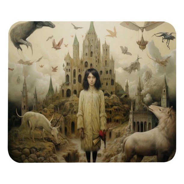 Alfombrilla de escritorio Bohemian Pretty Girl, alfombrilla pequeña para escritorio, alfombrilla de ratón para juegos, alfombrilla de goma para escritorio, alfombrilla para teclado y ratón