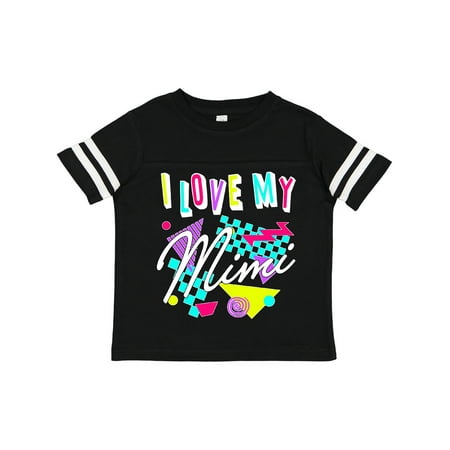 

Inktastic I Love My Mimi- 80s Retro Style Gift Toddler Boy or Toddler Girl T-Shirt