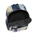 thumbnail image 6 of FORMRS School Backpack with Front Zippered Pocket 12" Student Travel Daypack, Pink Stripes, 6 of 6